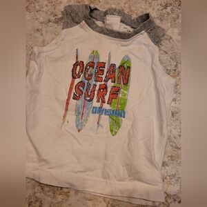 Ocean Surf Graphic Tank Top by Carter's - White & Gray